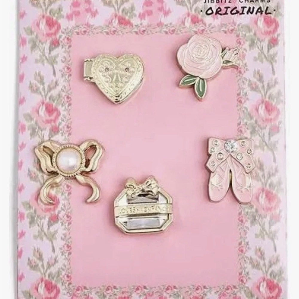 LoveShackFancy X Crocs  5-Pack Of Icon Jibbitz Charms Sealed New Ships NOW